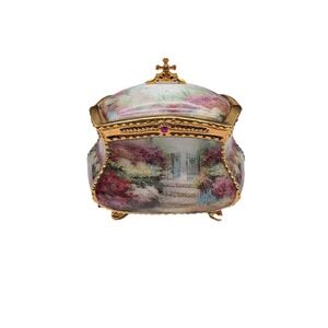 Thomas Kinkade Embrace‎ Love Musical Prayer Box Ardleigh Elliott 2003 Tested